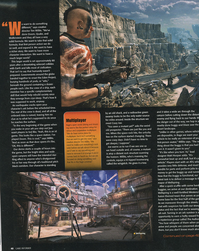 Rage (2011) - Сканы RAGE из Game Informer